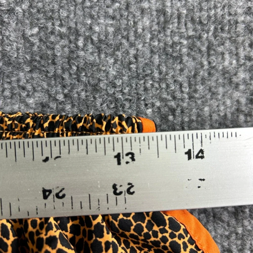 Nike Shorts Womens Size S Orange Cheetah Animal Print Running Athletic Gym